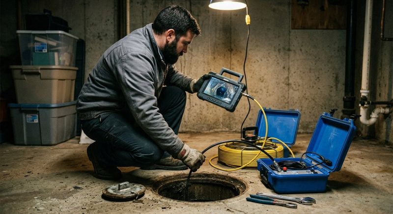 Drain Line Inspection in Fairfax, VA